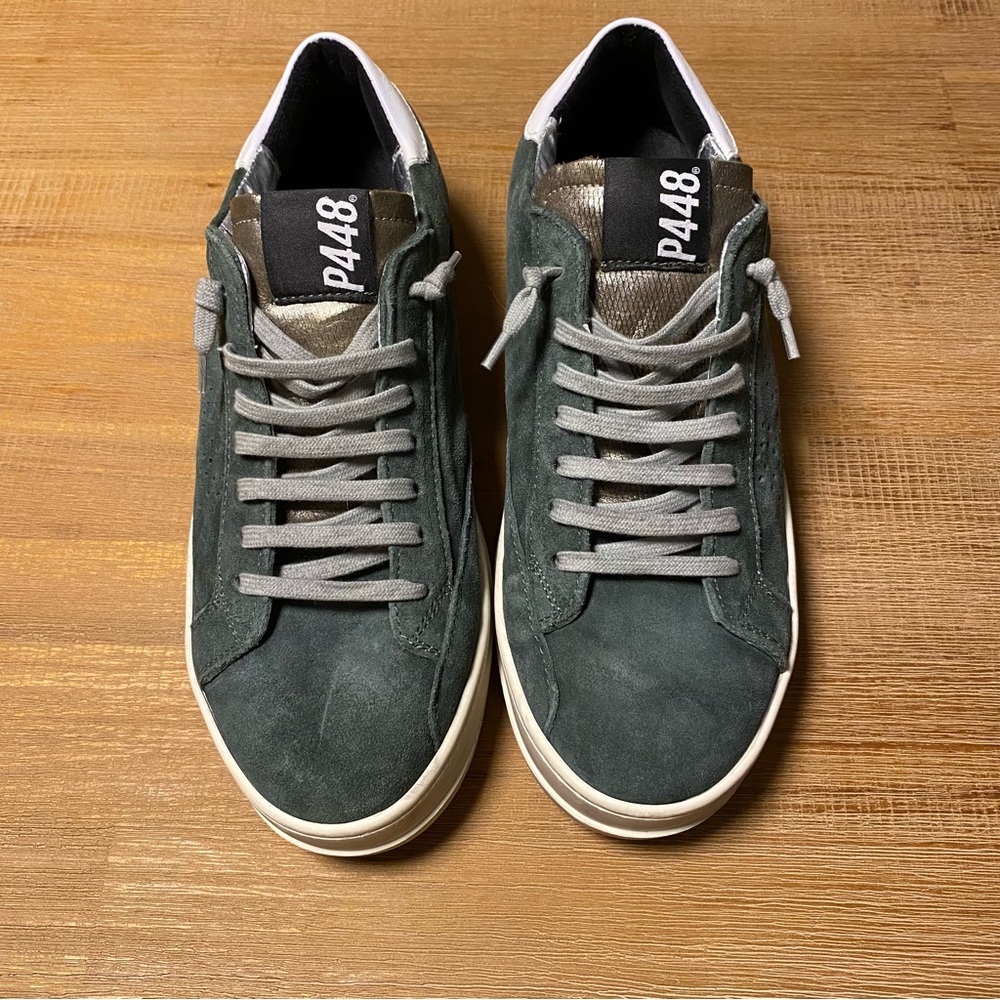 P448 Green and White Sneakers size 40